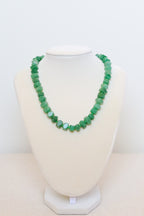 Green Aventurine Nugget Necklace