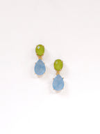 Petite Green + Blue Drops