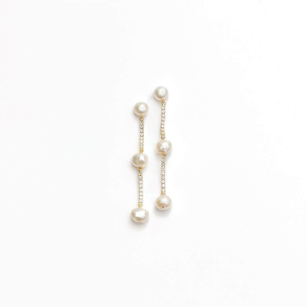 3 Drop Diamond Pearls