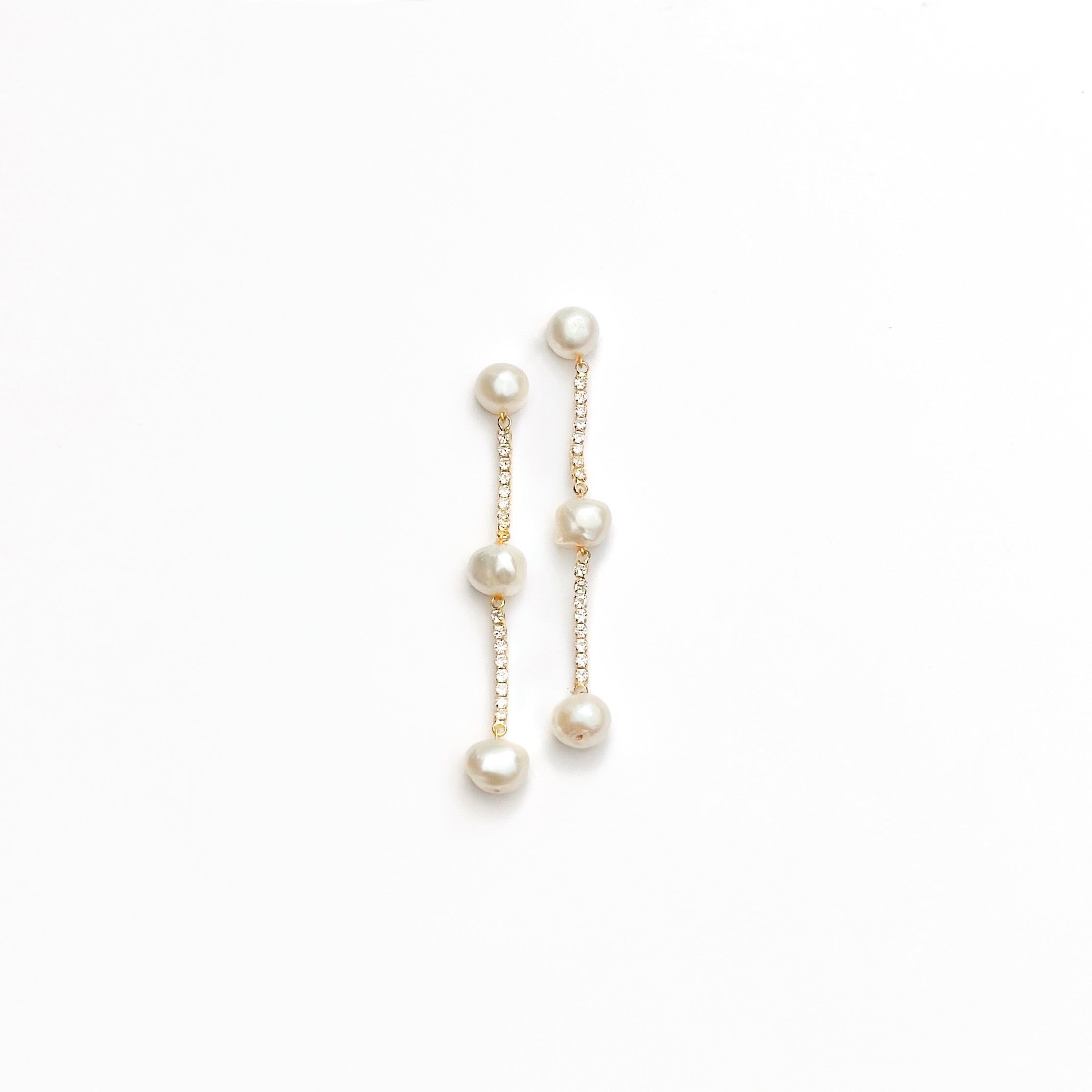 3 Drop Diamond Pearls
