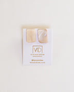 Rectangle Shell Studs