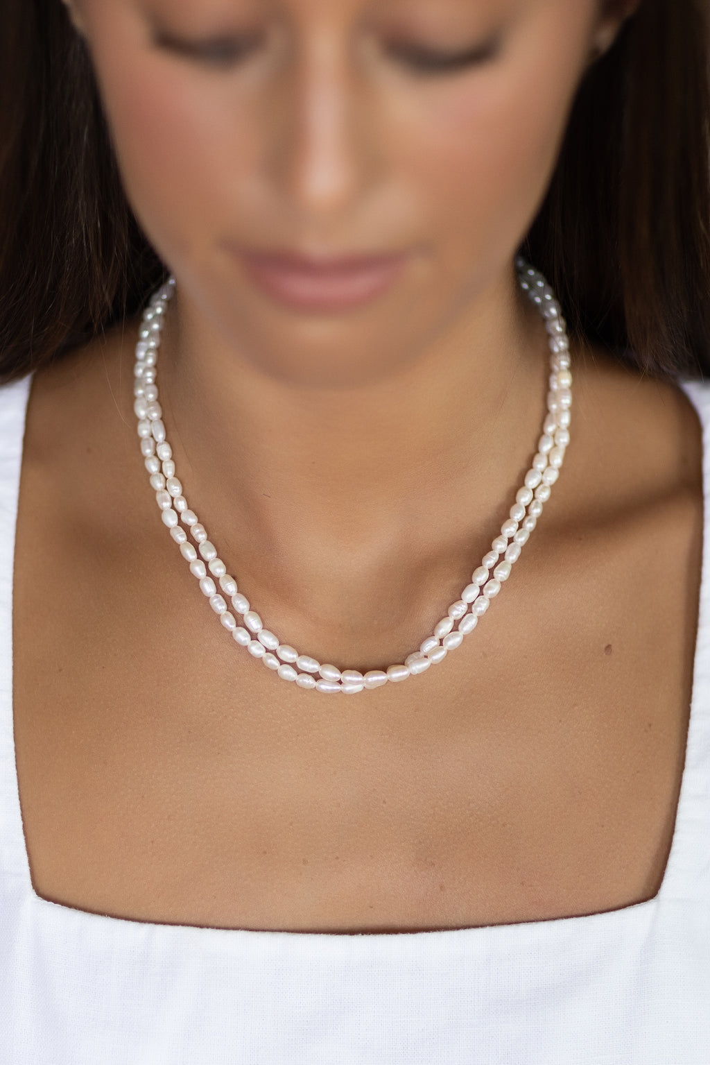 Twist Pearl Necklace