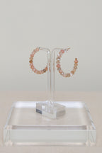 Sunstone Gemstone Hoops