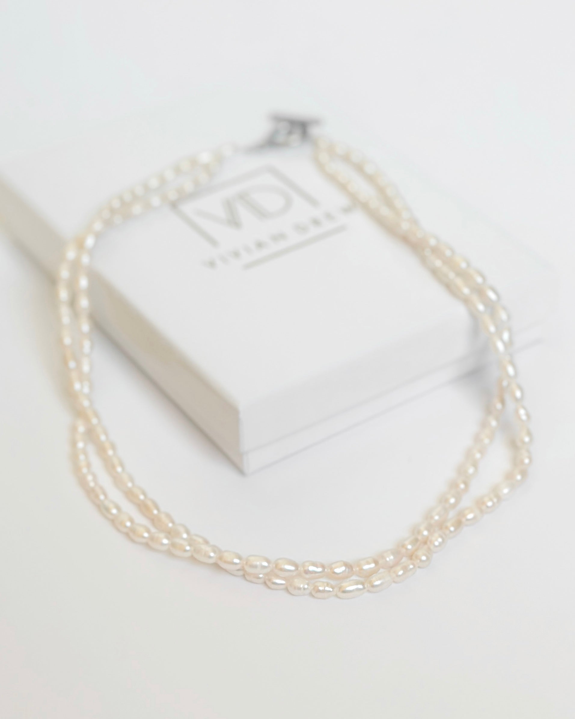 Twist Pearl Necklace