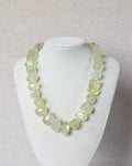 Lemon Jade Statement Stone Necklace