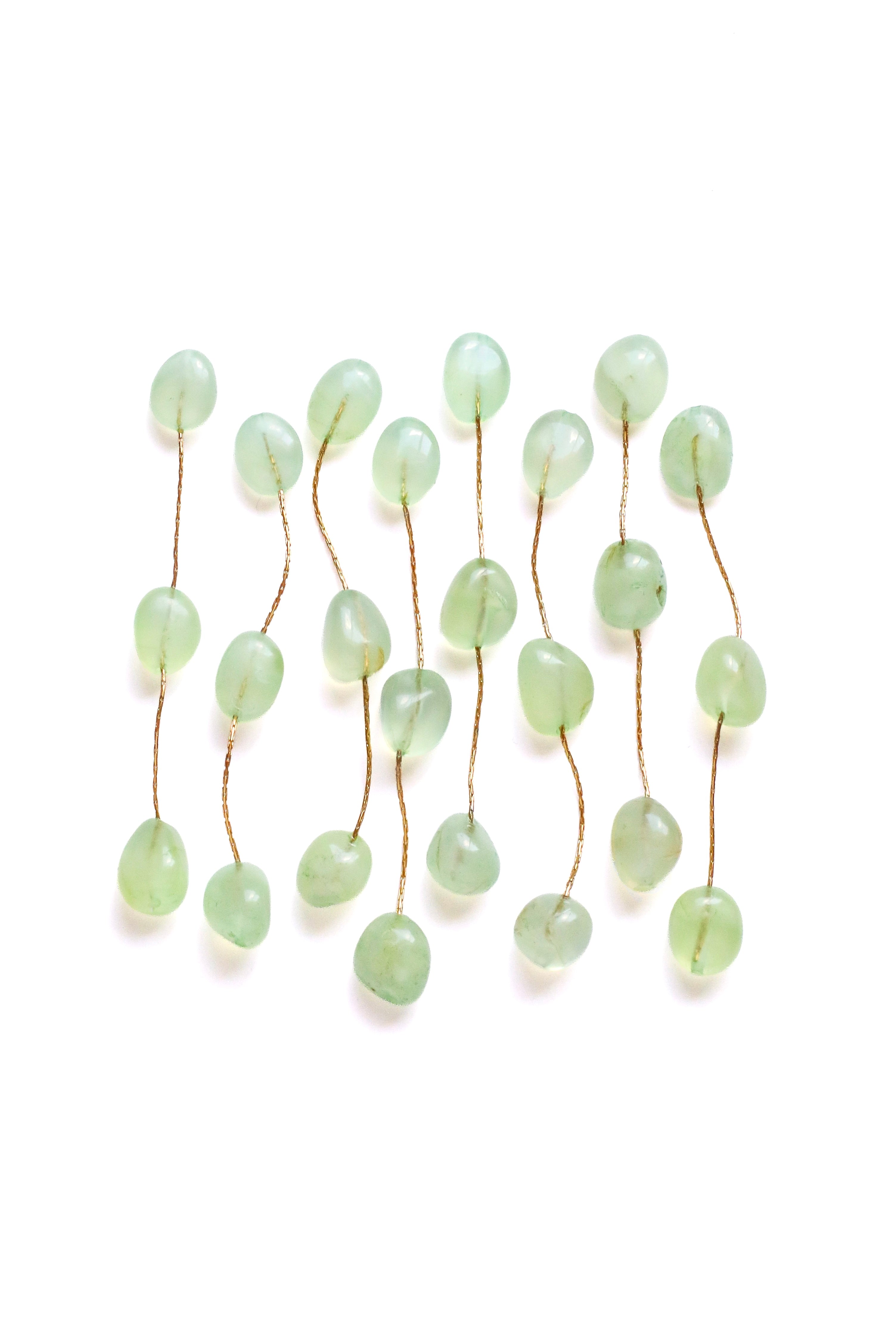 Sage three 3 drop earrings