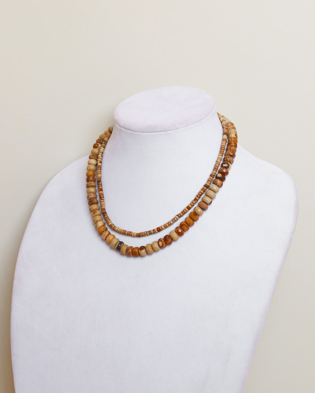 Caramel Jasper Double Strand