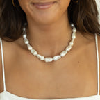 Baroque Pearl Collar Necklace