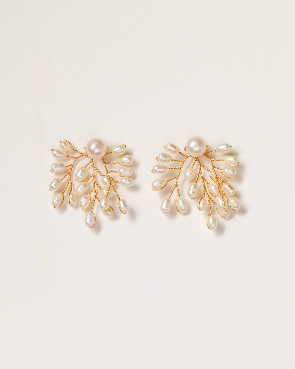 Vine of Pearl Studs