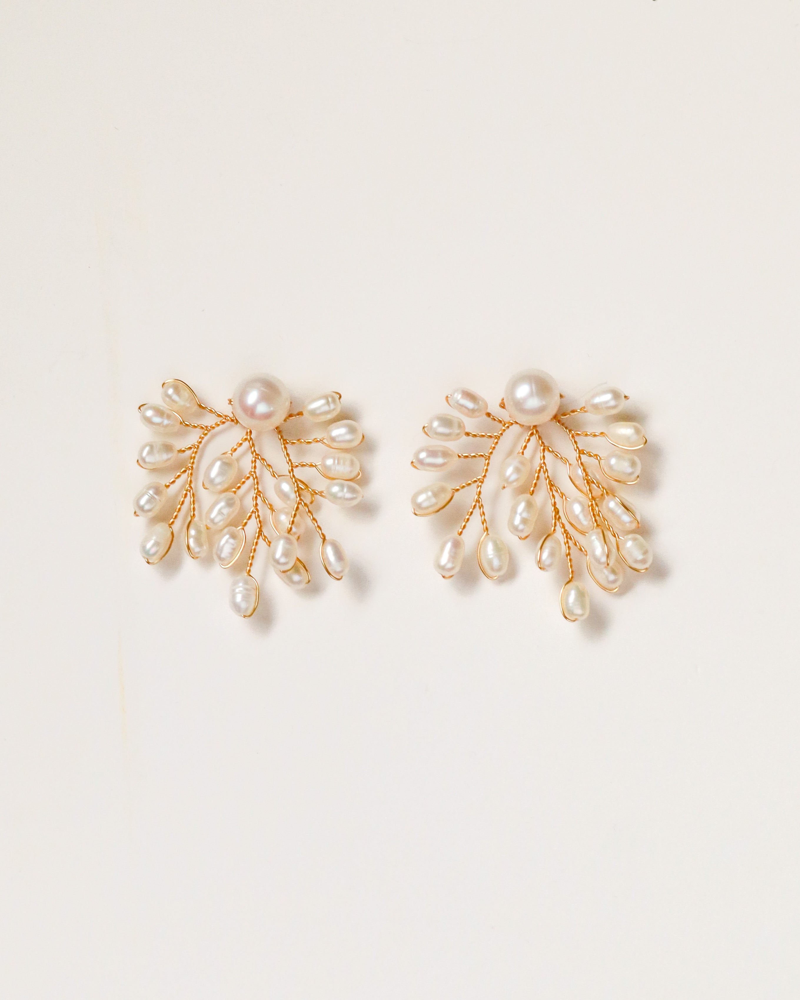 Vine of Pearl Studs