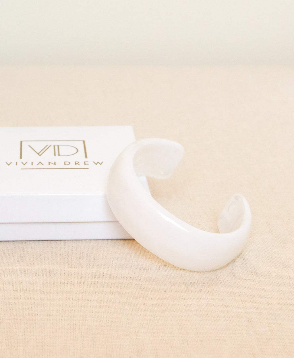 White Resin Cuff