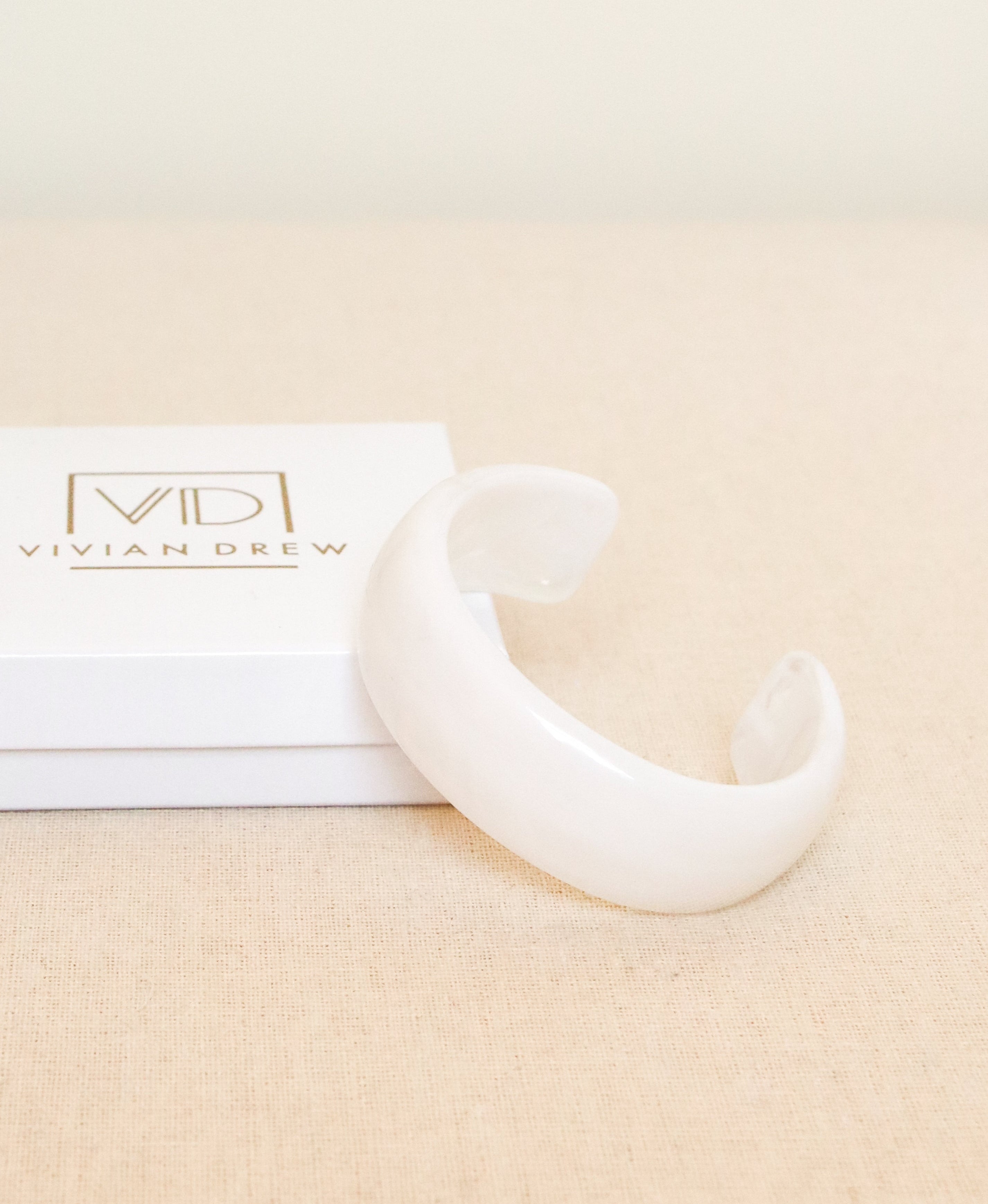 White Resin Cuff