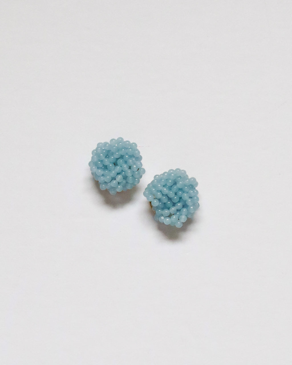 French Blue Knot Studs
