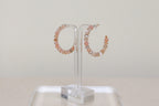 Sunstone Gemstone Hoops