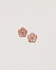 Small Blush Pearl Flower Stud