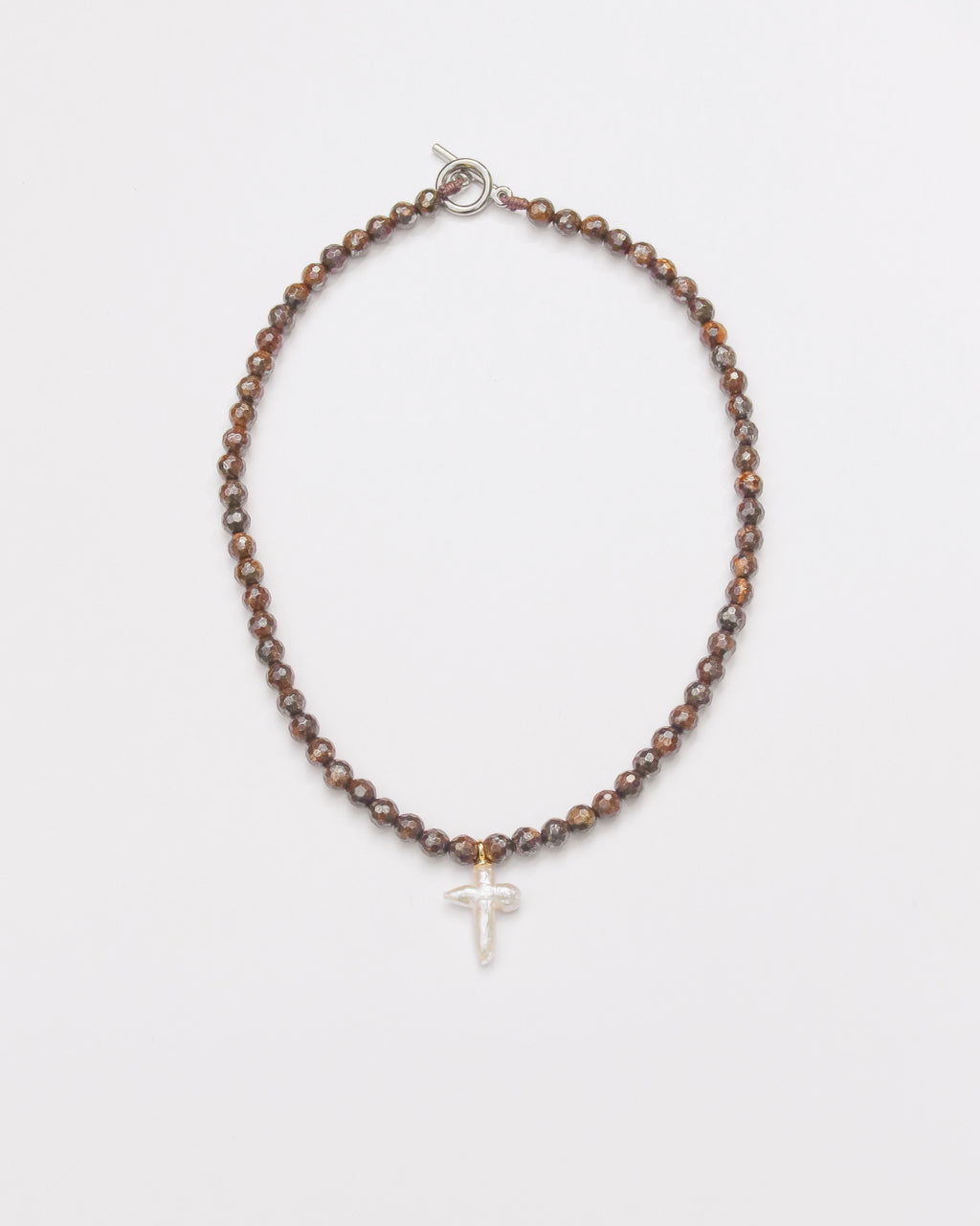 Chocolate Brown Jasper Cross