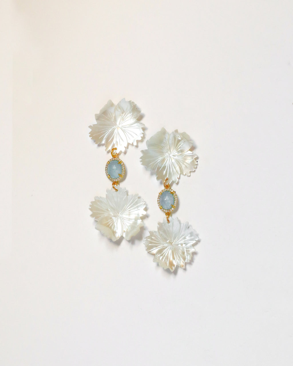Double Blue Flowers