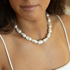 Baroque Pearl Collar Necklace