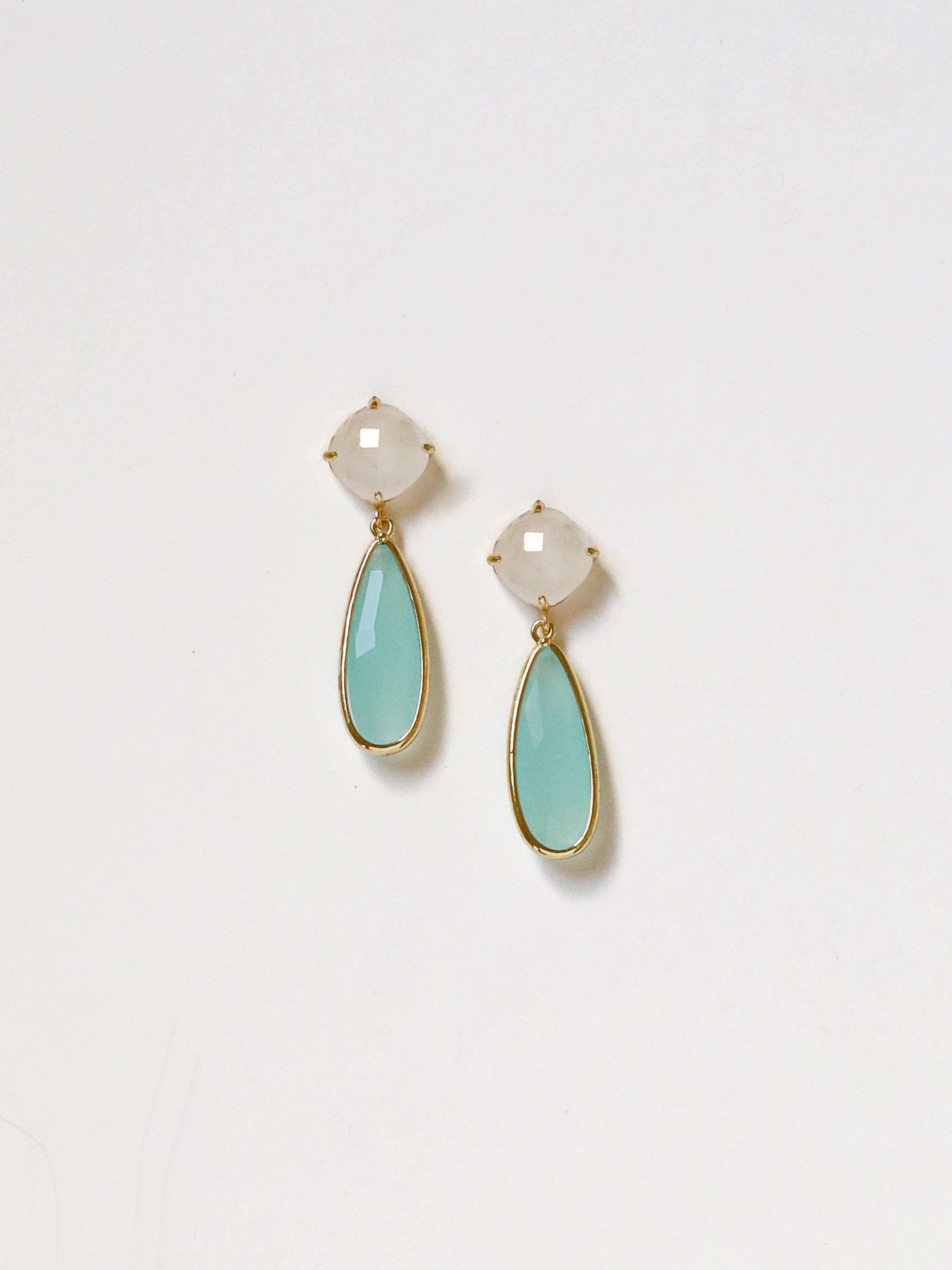 White Quartz + Seafoam