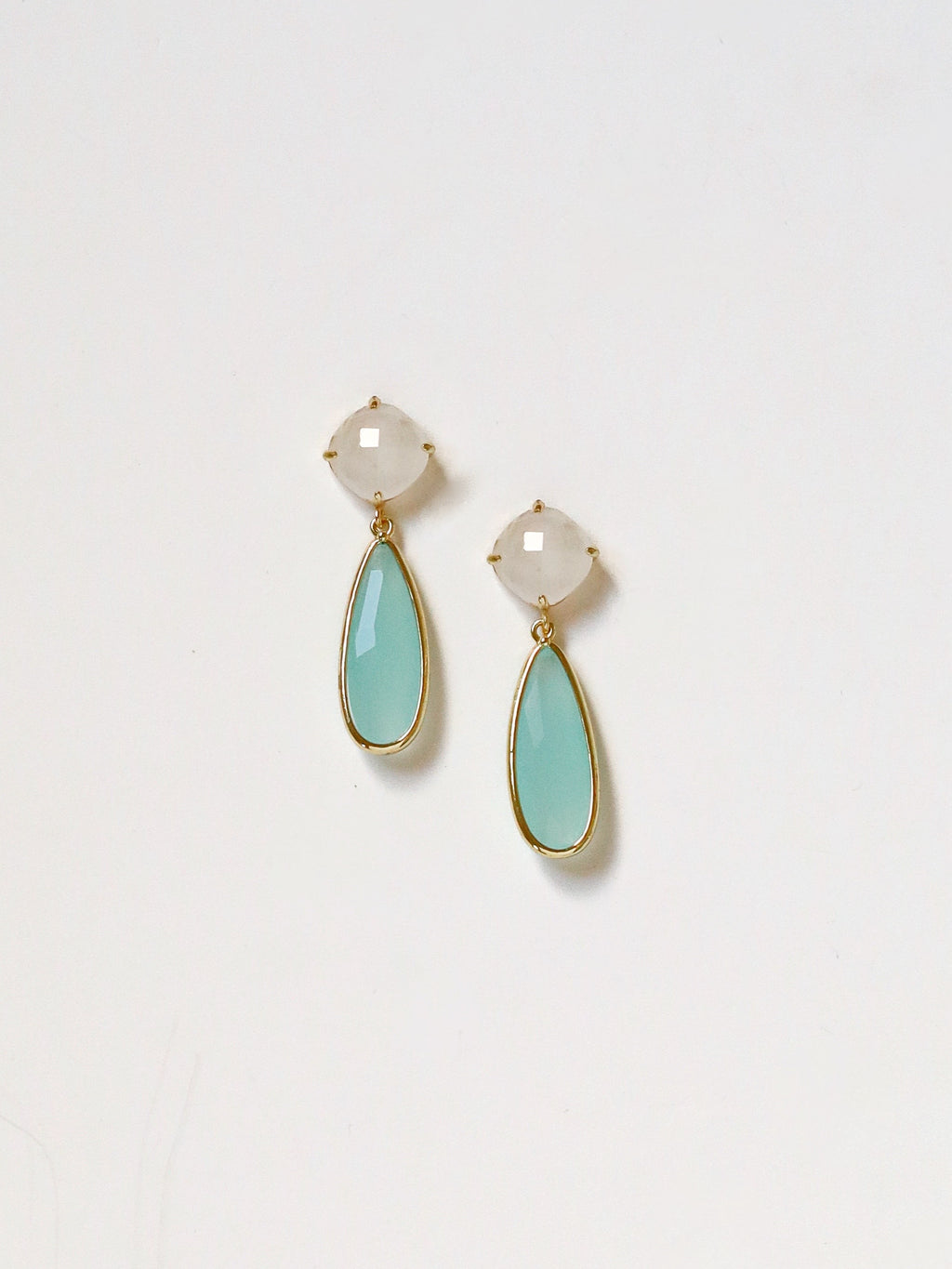 White Quartz + Seafoam