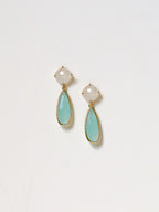 White Quartz + Seafoam