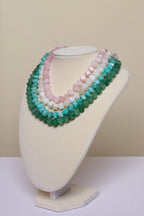 Rose Quartz Nugget Necklace
