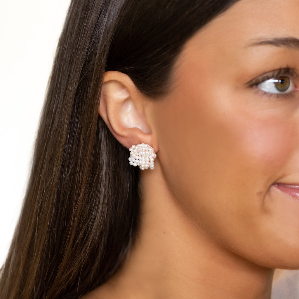 Pearl Knot Studs