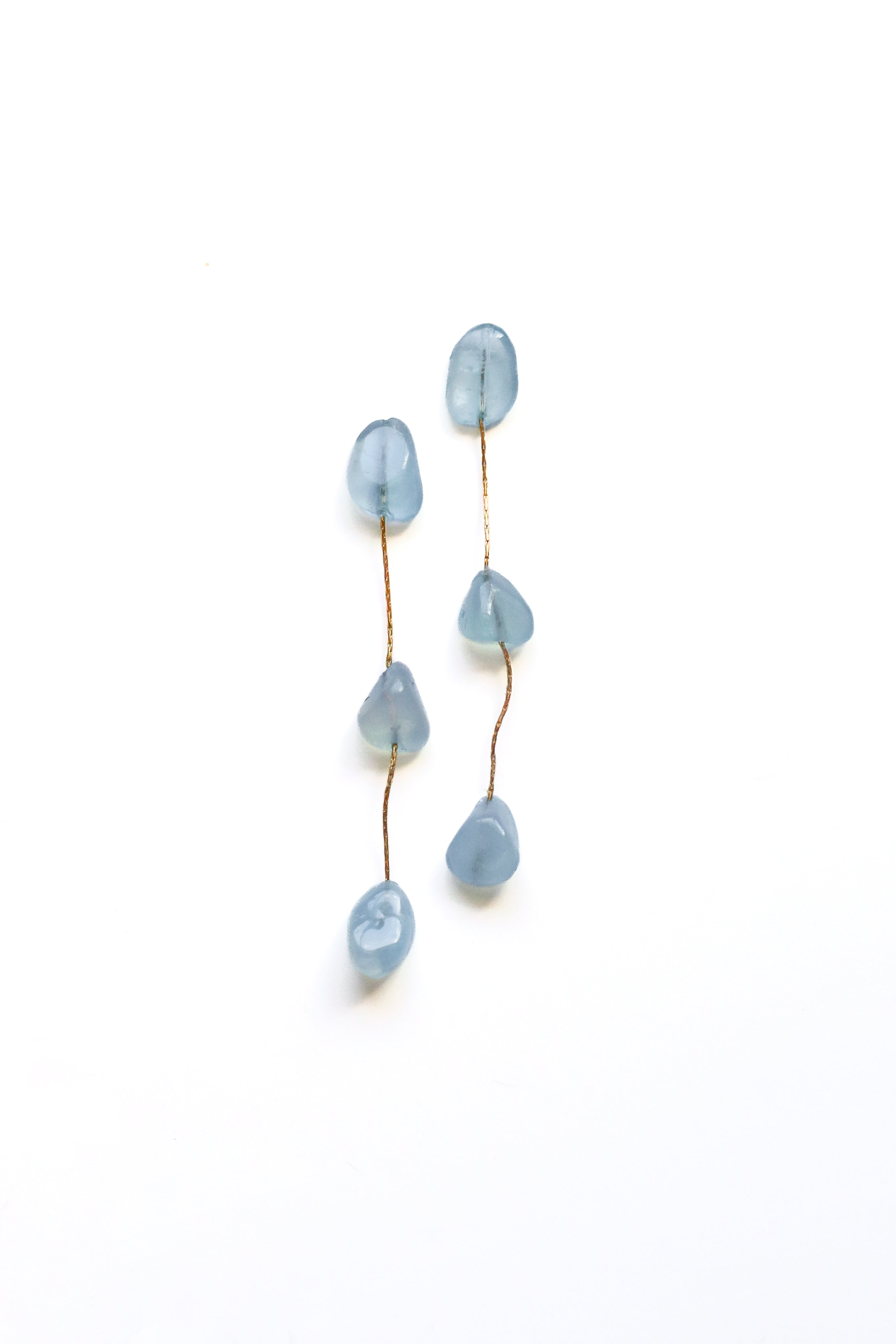 3 Stone Drop earrings