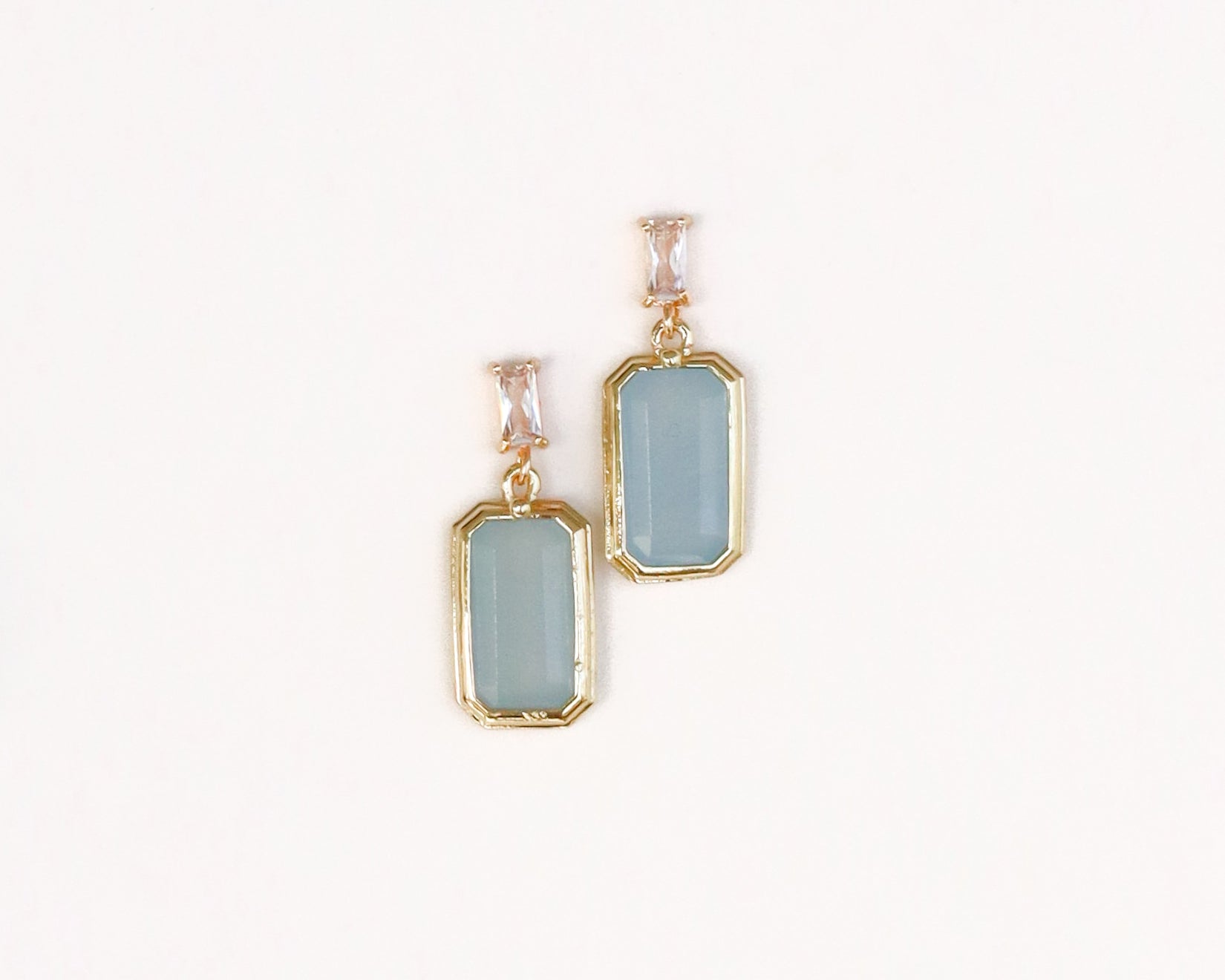Teal + Diamond Drop