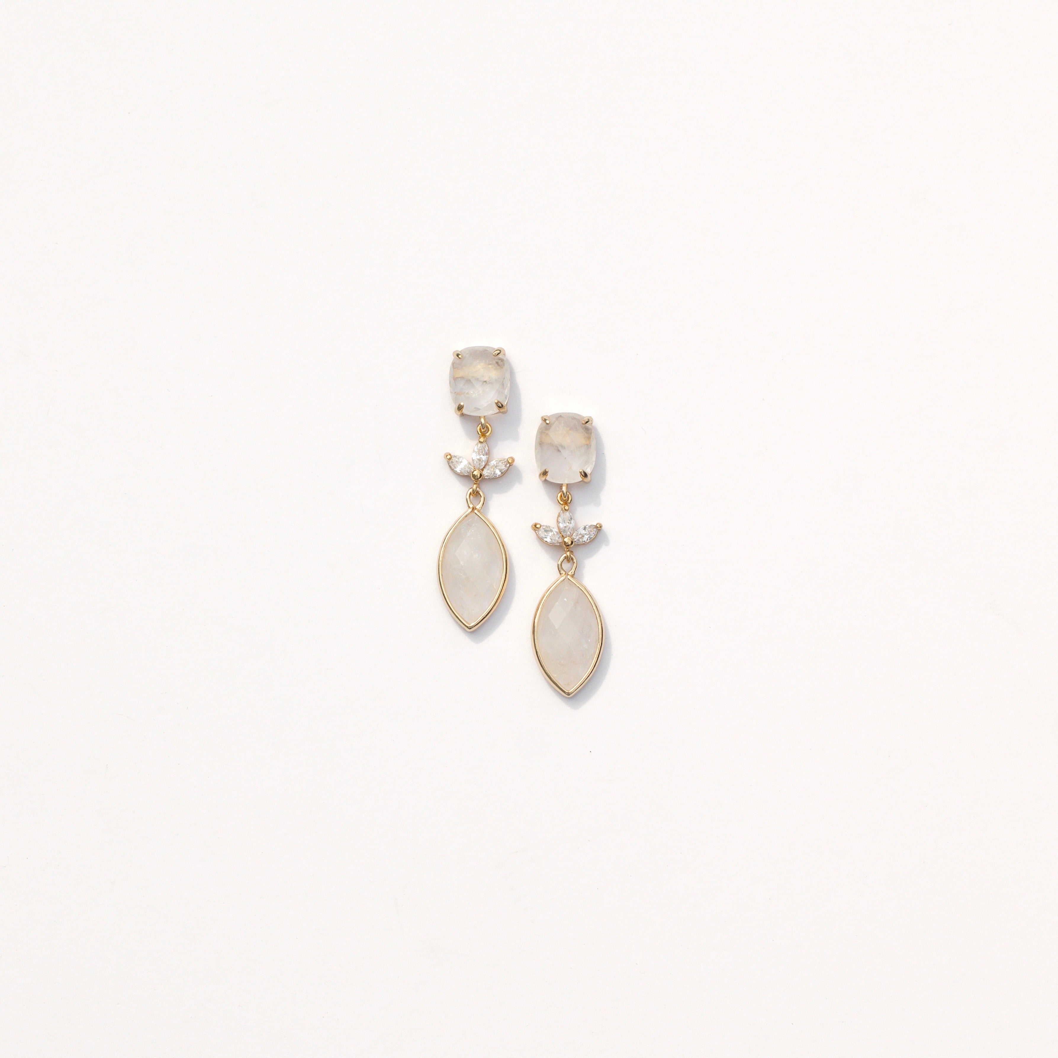 Petite Glitzy White Quartz