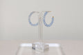 Aquamarine Gemstone Hoops