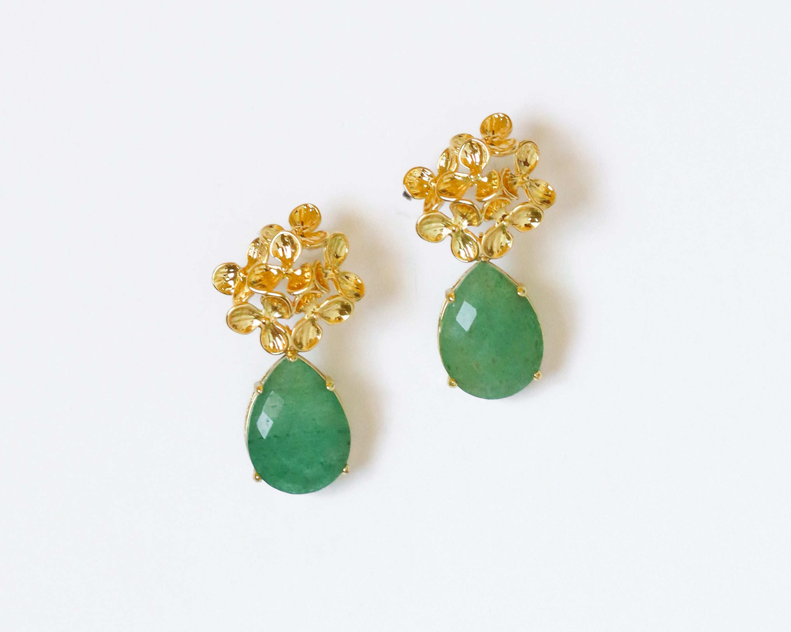 Gold + Sage Green Jade