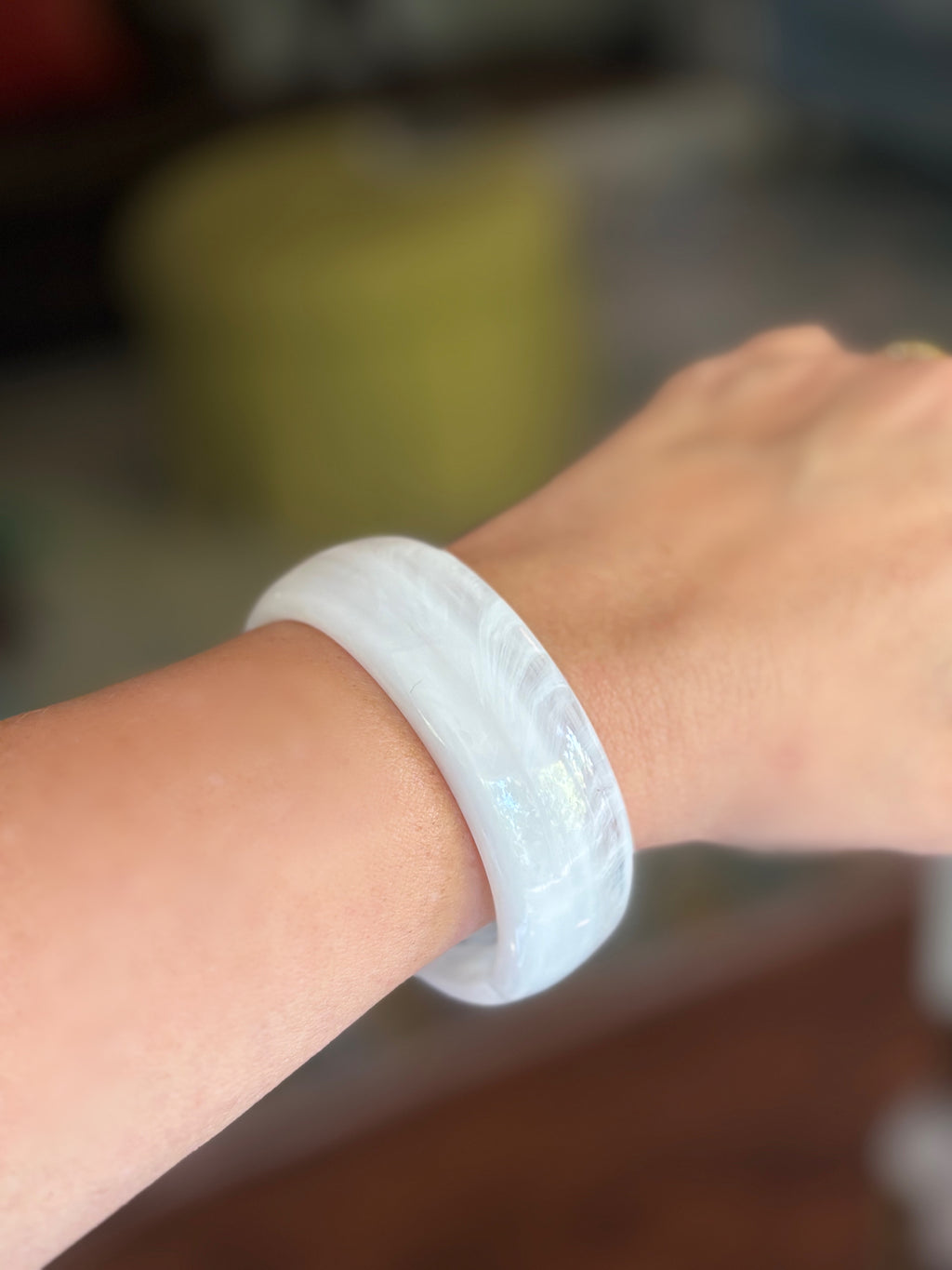 White Resin Cuff
