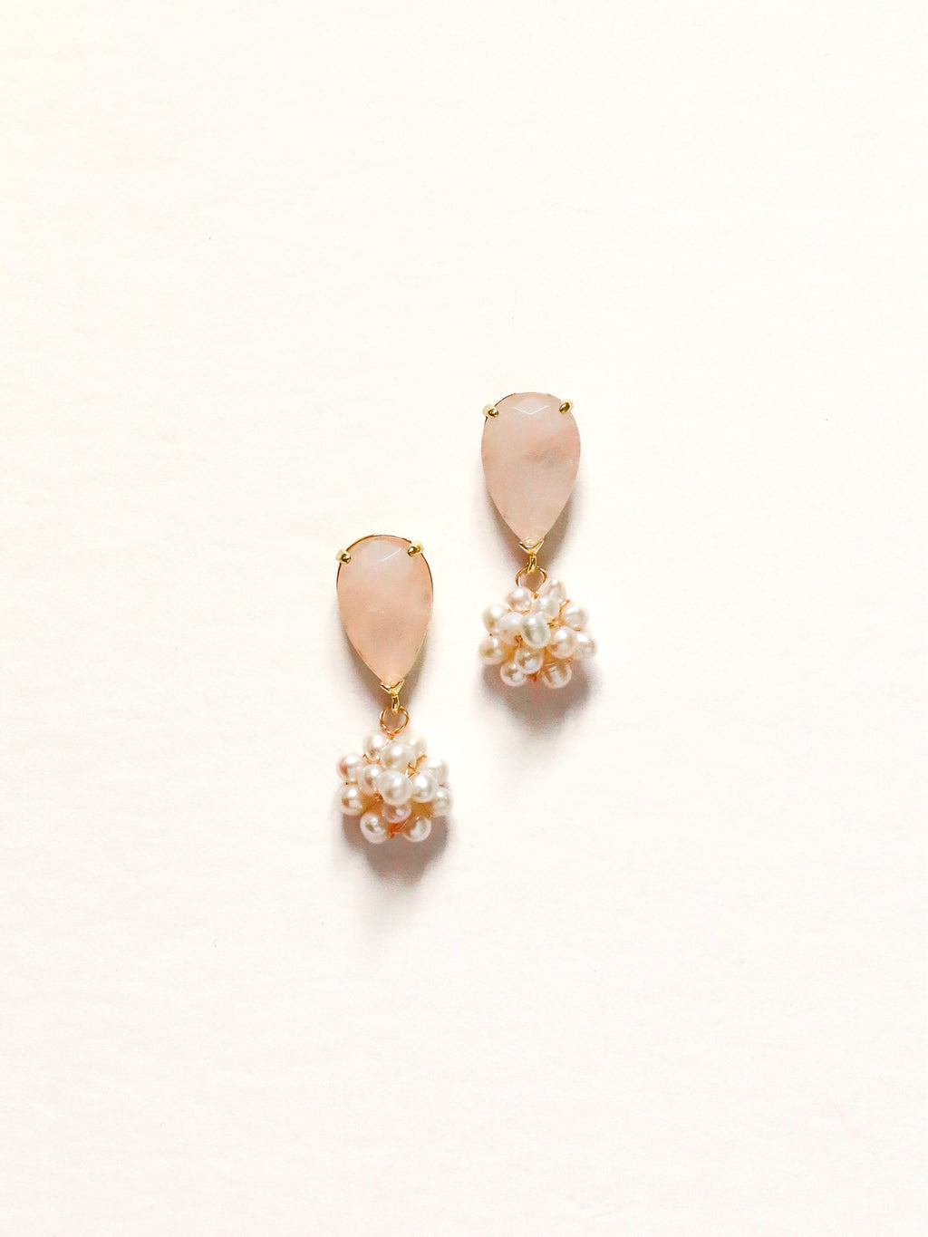 Blush + Small Pearl Clusters