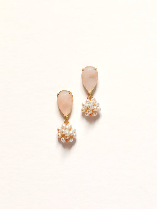 Blush + Small Pearl Clusters