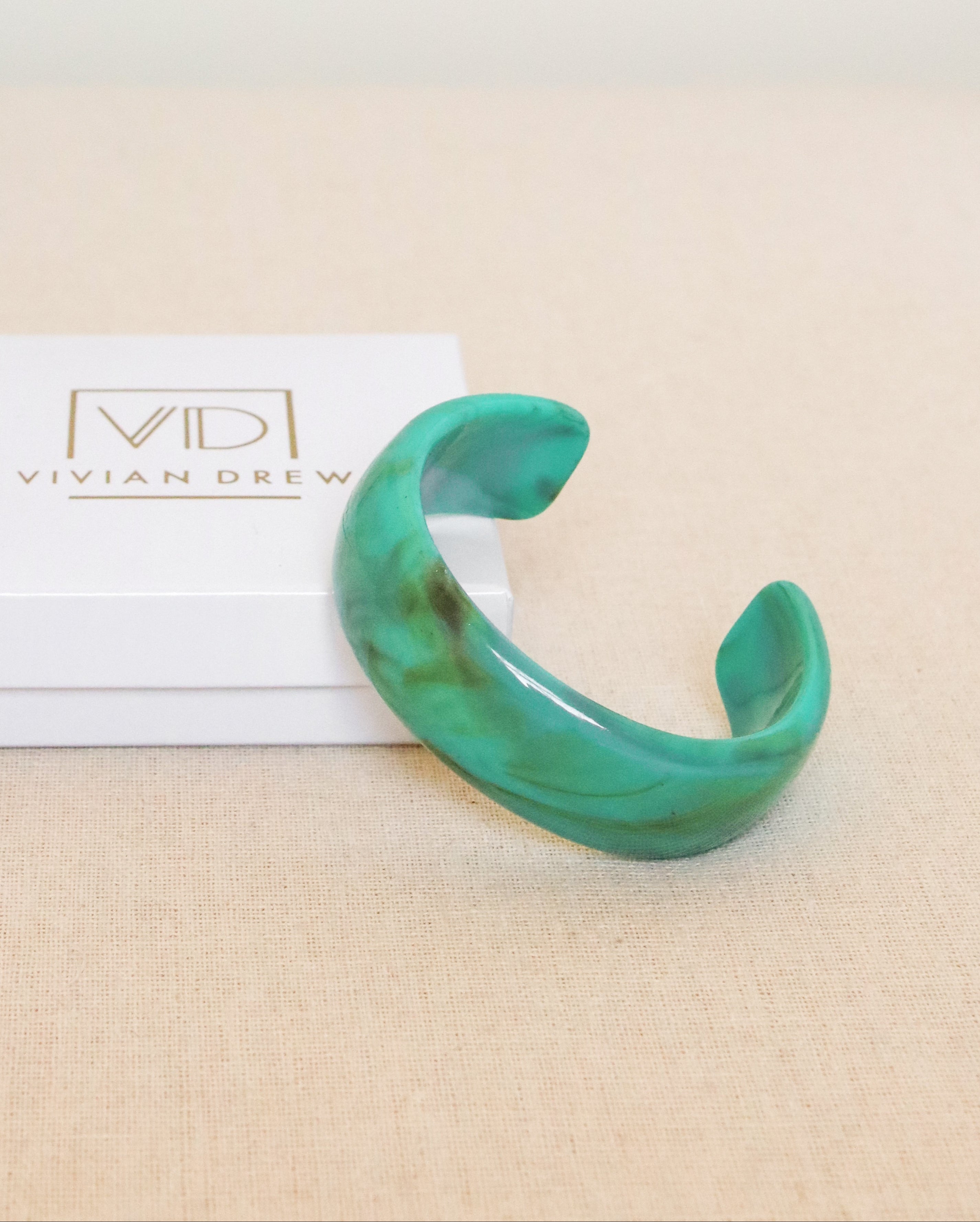 Turquoise Resin Cuff