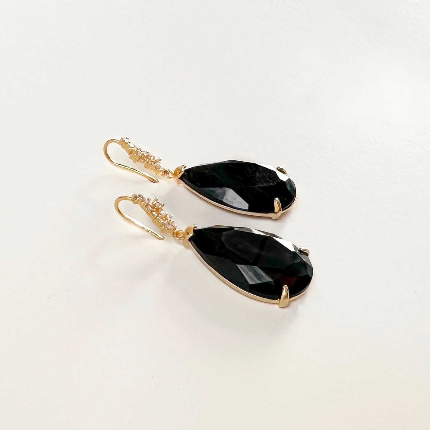 Glitzy Black Drops