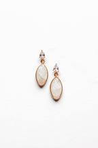Pear Diamond + Marquis White Quartz