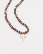 Chocolate Brown Jasper Cross