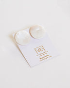Large Round Shell Studs