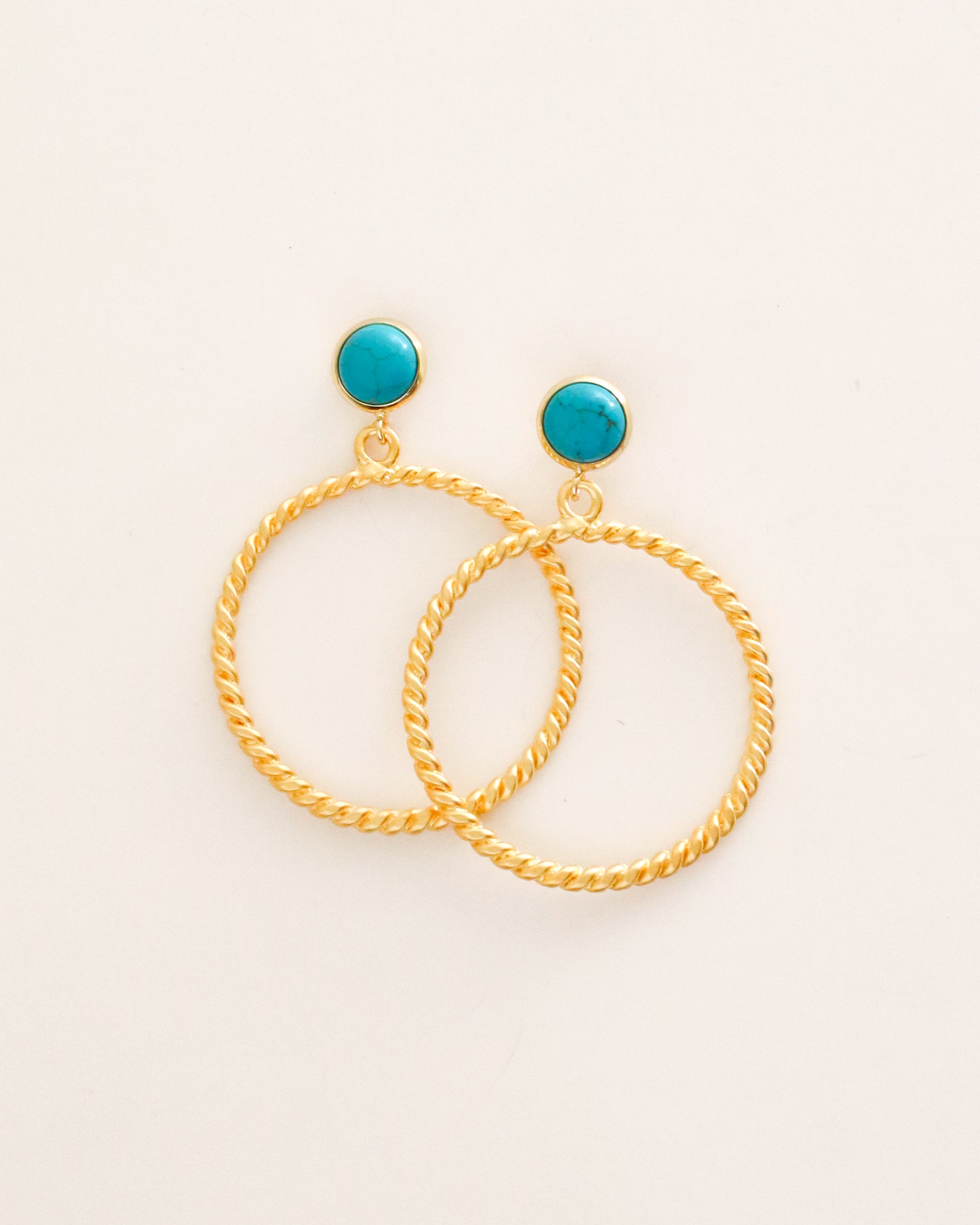 Turquoise + Rope Hoops