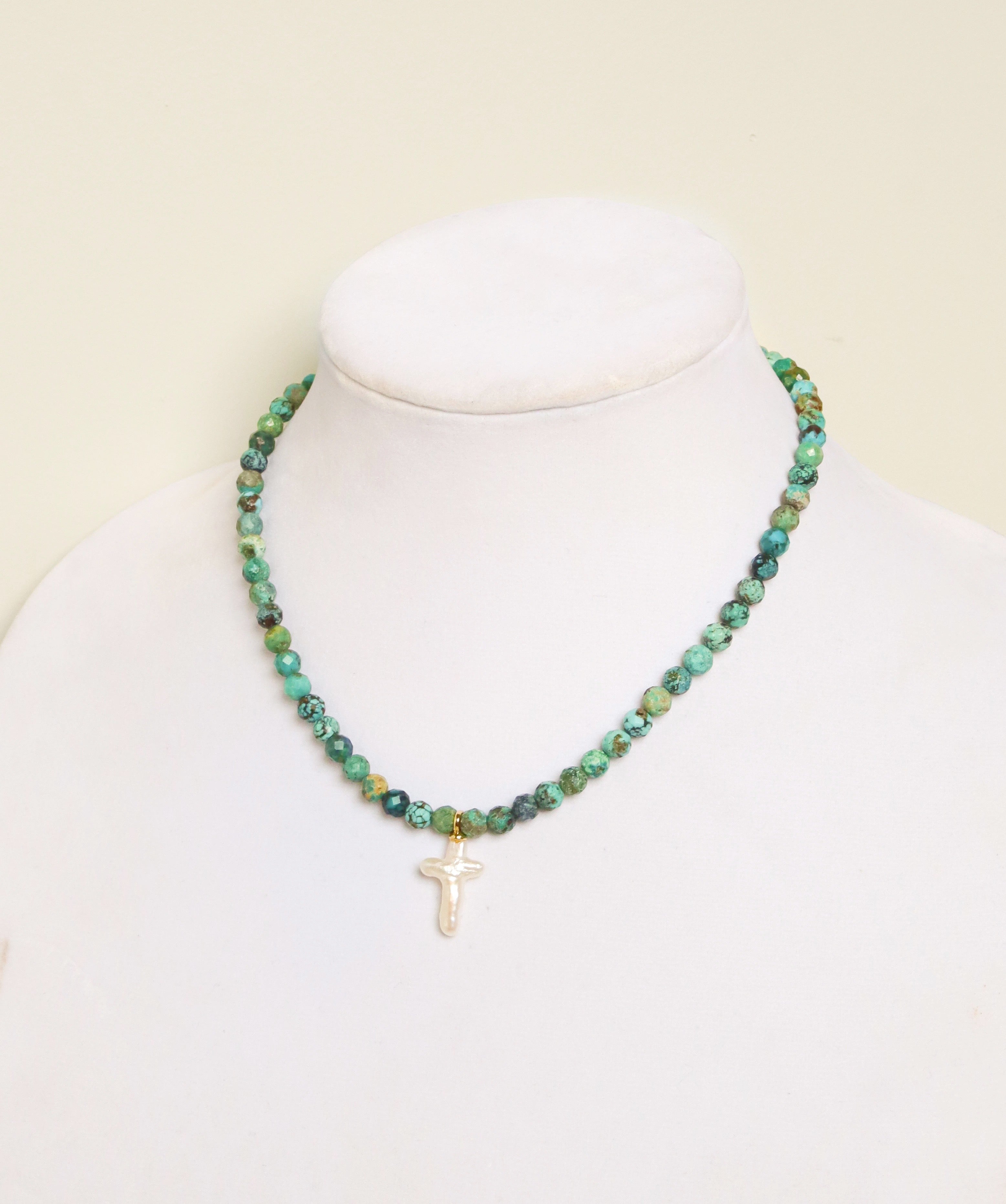 Green Turquoise Cross