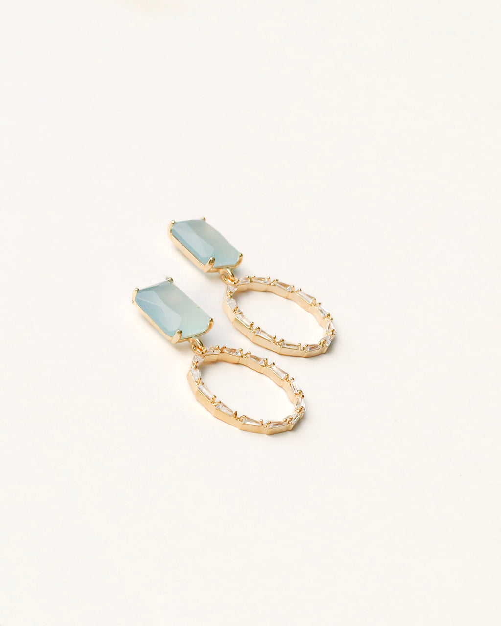 Ice Blue + Glitzy Hoop