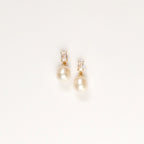 Petite Square Diamond Pearls