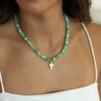 Chrysoprase Cross