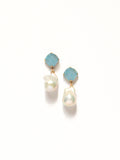 Rhombus Blue +  Baroque drop