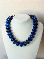 Cobalt Blue Acrylic  Necklace