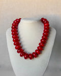 Red Acrylic Necklace