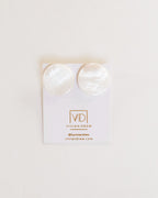 Large Round Shell Studs