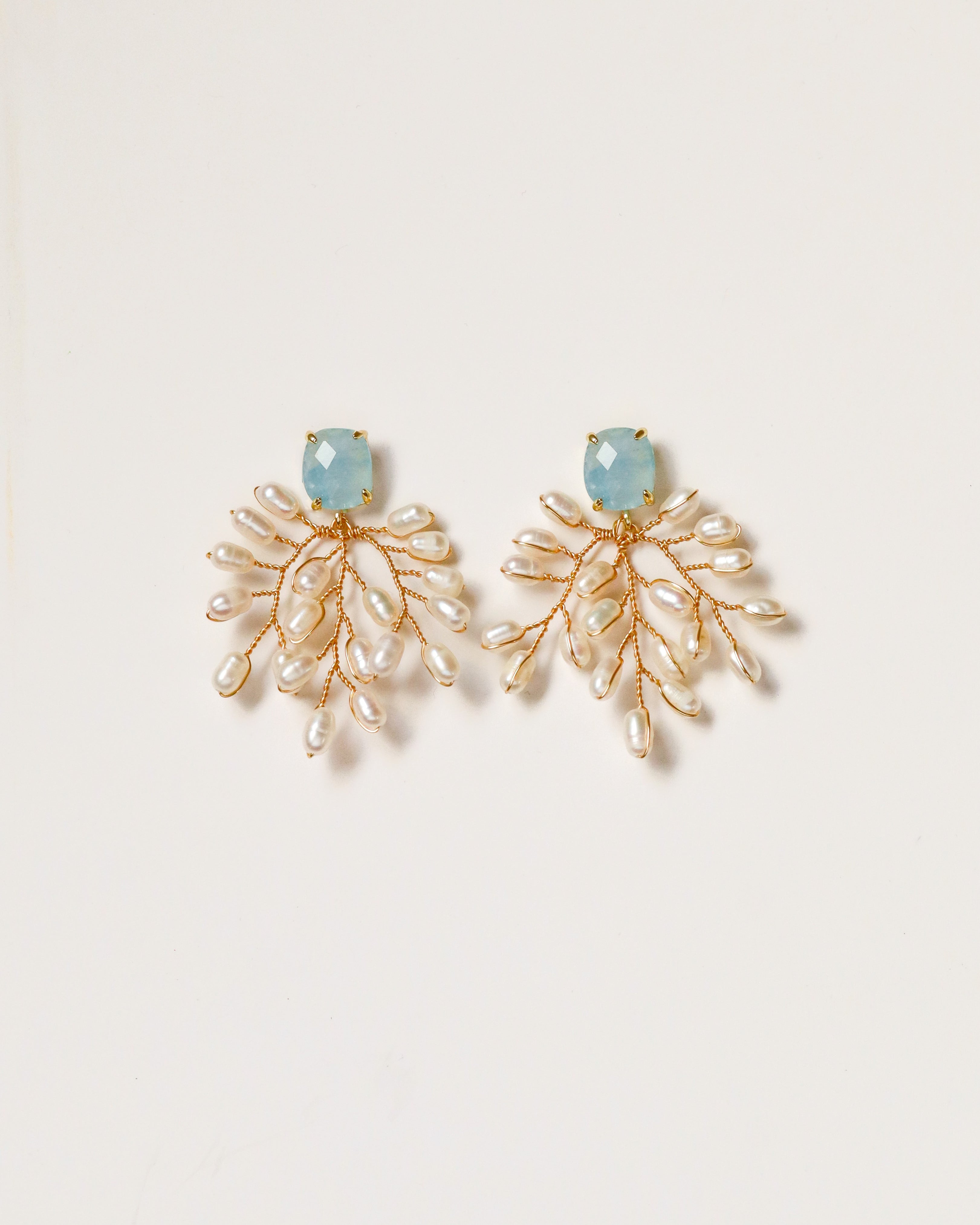 Blue Vine of Pearls